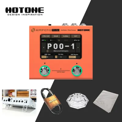 Hotone 핫톤 Ampero Mini 앰프 모델러 & 이펙트 프로세서 / MP-50OR (Orange)