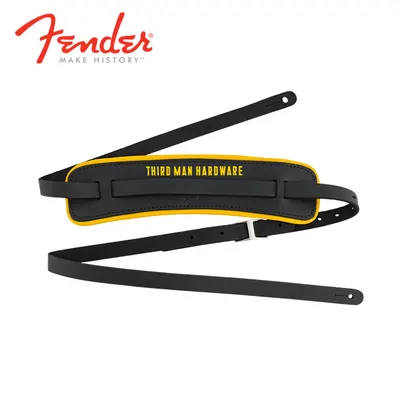 Fender 펜더 스트랩 Thirdman Leather Strap Black (099-0689-029)