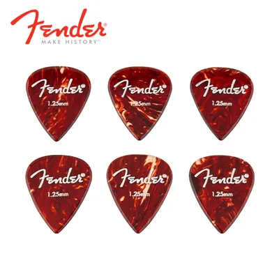 Fender 펜더 피크 Aero Acrylic Picks 6-Pack 1.25mm (198-6351-001)