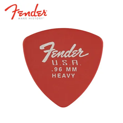 Fender 펜더 피크 346 Dura-Tone 96 Delrin Picks Fiesta Red 96mm 12-Pack (198-7346-900)