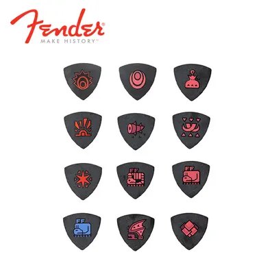 Fender 펜더 피크 Monster Hunter Collaboration Picks 4pcs (099-6109-614)