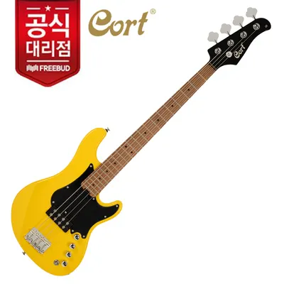 Cort 콜트 베이스기타 GB-Shorts Scale YC (Yellow Crush)