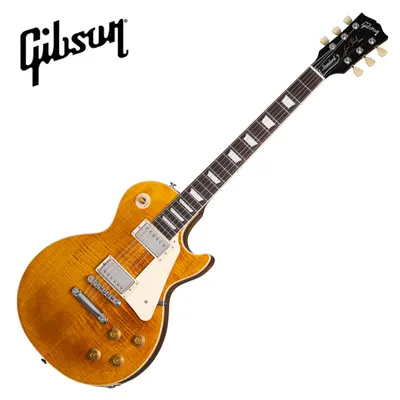 Gibson 깁슨 일렉기타 USA Les Paul 50s Figured Top Honey Amber (LPS500HYNH1)