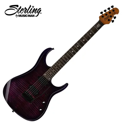 Sterling by MusicMan 일렉기타 JP150DFM Purple Nebula