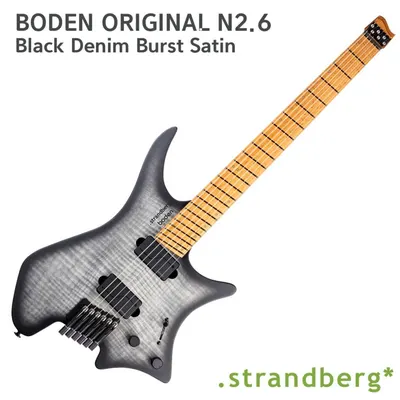 Strandberg 스트랜드버그 일렉기타 Bodern Original N2.6 Black Denim Burst Satin