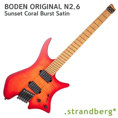 Strandberg 스트랜드버그 일렉기타 Bodern Standard N2.6 Sunset Coral Burst Satin