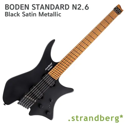 Strandberg 스트랜드버그 일렉기타 Bodern Standard N.6 Black Satin Metallic