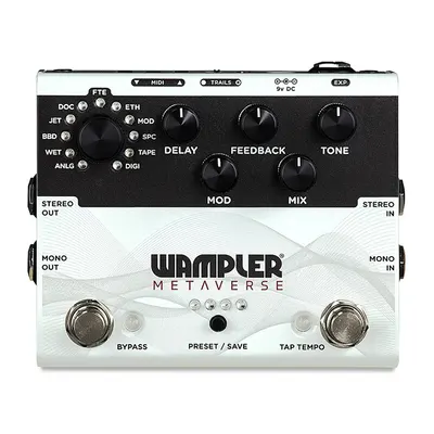Wampler 웜플러 이펙터 METAVERSE (11가지 알고리즘 멀티 딜레이)
