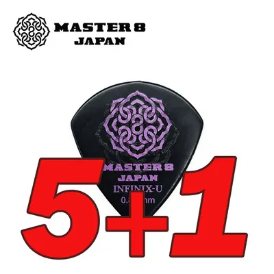 다섯개 사면 하나 더! MASTER 8 JAPAN 피크 Infinix-U Hard Polish Hard Grip Jazz 0.88mm