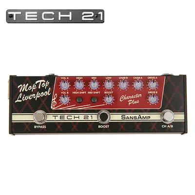 Tech21 산스앰프 SansAmp Mop Top Liverpool 아날로그 앰프시뮬+스톰프박스
