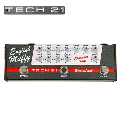 Tech21 산스앰프 SansAmp English Muffy 아날로그 앰프시뮬+스톰프박스