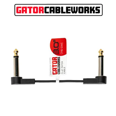 Gator Cableworks Composer Flat Patch Cable 패치케이블 7.6cm (GCWC-FPC3)