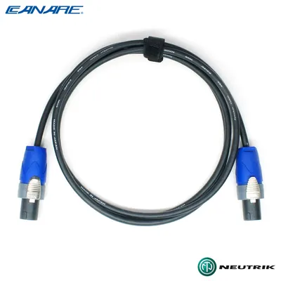 Canare 카나레 4S6 스피커케이블 뉴트릭 NL2FX 스피콘 (CN-4S6-2FX) - 길이 선택 가능