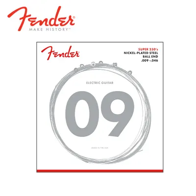 Fender 펜더 일렉기타 스트링 Super 250s Nickel Plated Steel String 250LR 009-046 (073-0250-404)