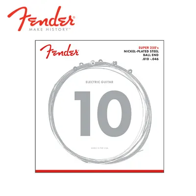 Fender 펜더 일렉기타 스트링 Super 250s Nickel Plated Steel String 250R 010-046 (073-0250-406)