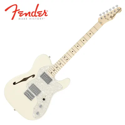 Fender JAPAN TRADITIONAL II 70s TELECASTER THINELINE MN Olympic White (538-0502-321)