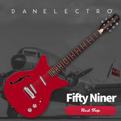 Dan Electro 댄 일렉트로 일렉기타 Fifty Niner (Red Top)
