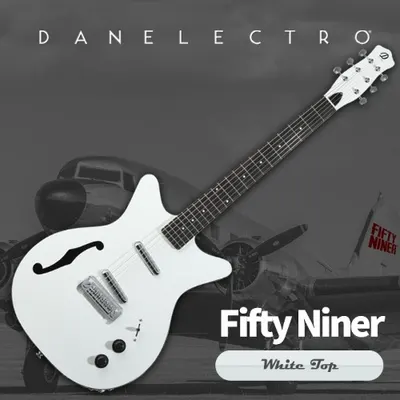 Dan Electro 댄 일렉트로 일렉기타 Fifty Niner (White Top)