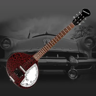 Dan Electro 댄 일렉트로 일렉기타 Baby Sitar (Red Crackle)
