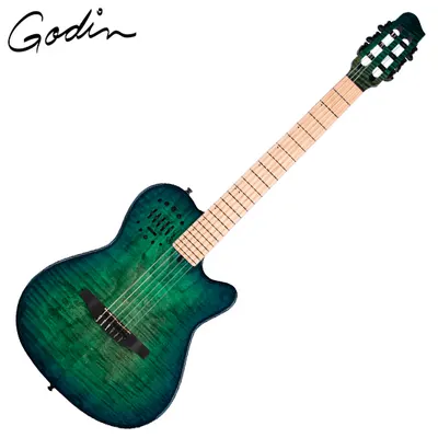 Godin 고딘 전자 클래식 기타 Multiac Nylon Ltd Opalburst Deluxe (053384)