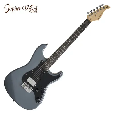 Gopher Wood 고퍼우드 일렉기타 S modern II Poplar Battleship Gray
