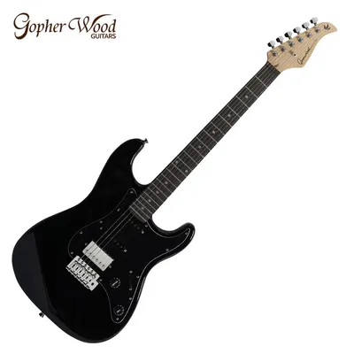 Gopher Wood 고퍼우드 일렉기타 S modern II Poplar Jet Black