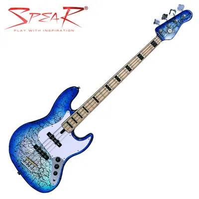 2026 NEW SPEAR!! Spear 스피어 일렉베이스 SAJ-250P Hologram Blue (M)