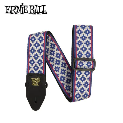 Ernie Ball 어니볼 스트랩 Classic Jacquard Strap Blue Crux (P05336)