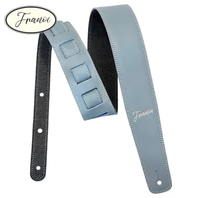 Franoi 프라노이 통가죽 기타 스트랩 ST60 BG 블루그레이 Blue Gray