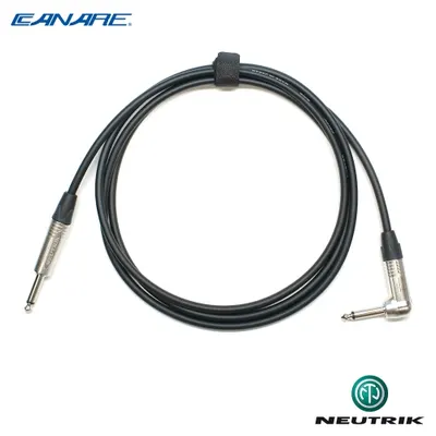Canare 카나레 L-2T2S 뉴트릭 기타케이블 Right Angle (SCN-TSR) - 길이 선택 가능