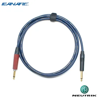 Canare 카나레 R-6L & Neutrik 사일런트 하이앤드 커스텀 기타 케이블 7m (CN6L-S07)