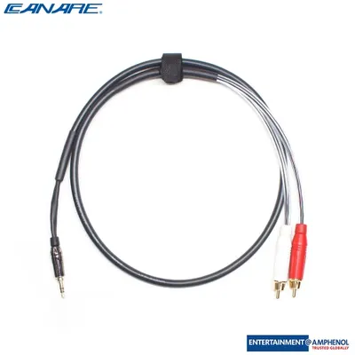 Canare 카나레 Y케이블 3.5 Stereo to 2x RCA 암페놀 CA-3C2R - 길이 선택 가능