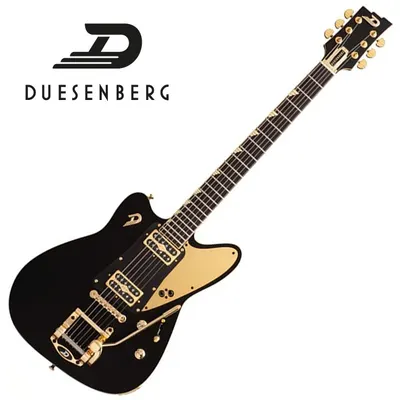Duesenberg 듀센버그 일렉기타 Falken Matte Black & Gold Hardware