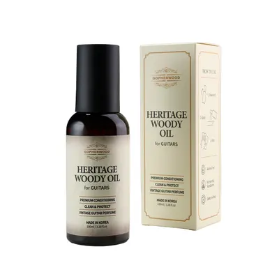 Gopher Wood 고퍼우드 헤리티지 우디오일 기타 보습 광택 관리 용품 100ml