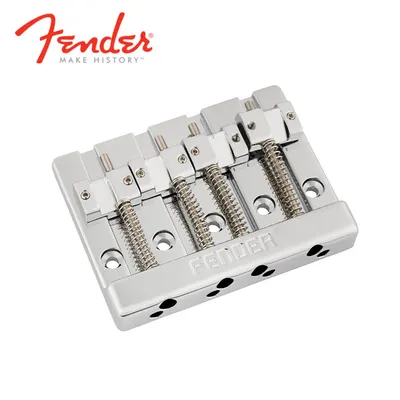 Fender HiMass 4-String Bass Bridge Assembly With Zinc Saddles (099-4407-000)