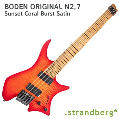 Strandberg 스트랜드버그 일렉기타 Bodern Original N2.7 Sunset Coral Burst Satin 7현