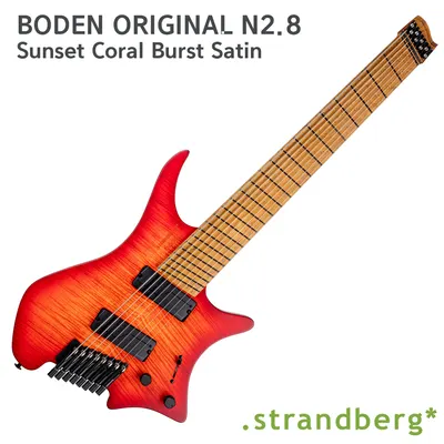Strandberg 스트랜드버그 일렉기타 Bodern Original N2.8 Sunset Coral Burst Satin 8현