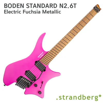 Strandberg 스트랜드버그 일렉기타 Bodern Standard N2.6T 트레몰로 Electric Fuchsia Metallic