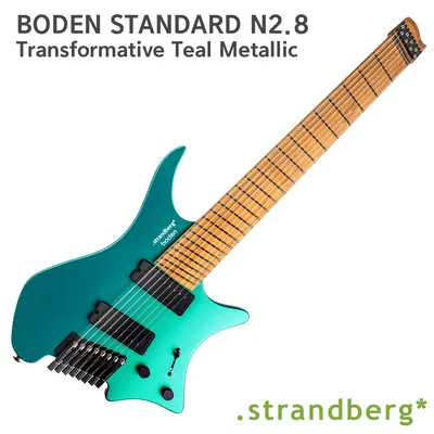 Strandberg 스트랜드버그 8현 일렉기타 Bodern Standard N2.8 Transformative Teal Metallic
