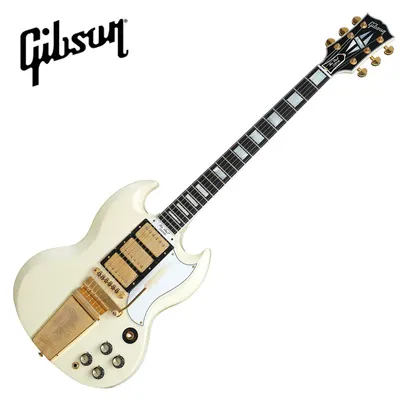 Gibson USA Custom 1963 Les Paul SG Custom Reissue VOS Classic White (SGC63VOCWGM1)