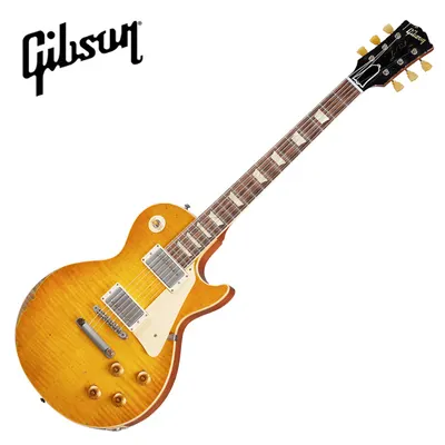 Gibson USA Custom Murphy Lab 1959 Les Paul Standard Reissue Ultra Heavy Aged Lemon Burst (LPR59UHLBNH1)