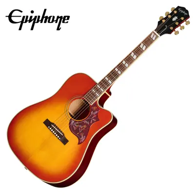 에피폰 Epiphone Inspired By Gibson 통기타 Hummingbird Standard EC Cherry Sunburst (EIAHBCCSGH1)