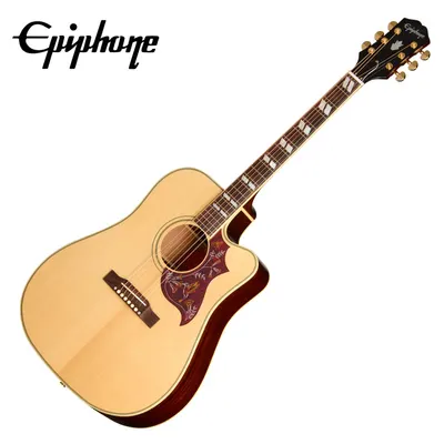 에피폰 Epiphone Inspired By Gibson 통기타 Hummingbird Standard EC Natural (EIAHBCNAGH1)
