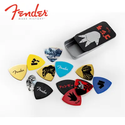 FENDER X GODZILLA COLLABORATION PICKS 12pcs (099-6109-657)