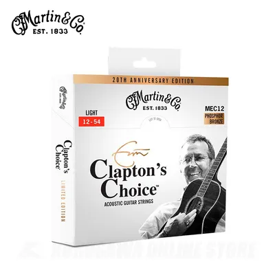 마틴기타줄 Martin 통기타줄 포스포 브론즈 Claptons Choice 20th Anniversary Edition MEC-12 Light (12-54)