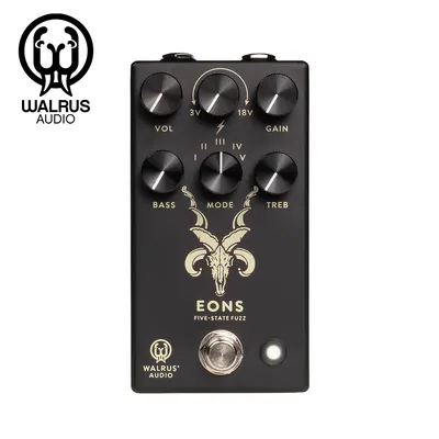 Black Variants 시리즈 Walrus Audio 이펙터 Eons / 5-모드 퍼즈 페달