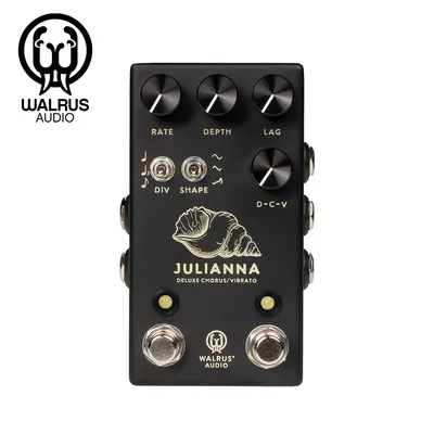 Black Variants 시리즈 Walrus Audio 이펙터 Julianna / 디럭스 코러스 & 비브라토 페달