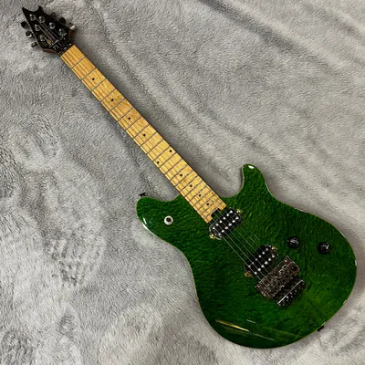 EVH 일렉기타 Wolfgang WG Standard Series - Maple Top, Transparent Green (하드 케이스 포함)