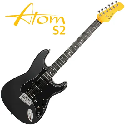Atom 아톰 일렉기타 S2 Matt Black