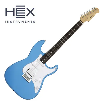 헥스 HEX 일렉기타 E100 Standard S/CB (Chopper Blue Satin)